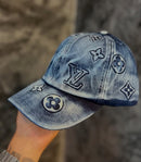 BONÉ GRIFE PREMIUM LV- AZUL